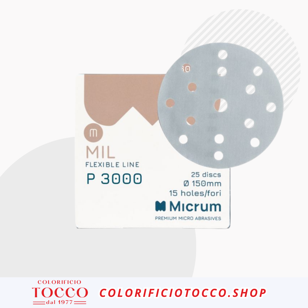 Dischi 3000 abrasivi di finitura MICRUM MIL