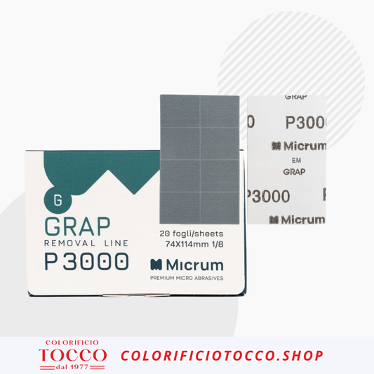 Micrum – GRAP  Removal Line – Fogli 74x114 mm da 1/8